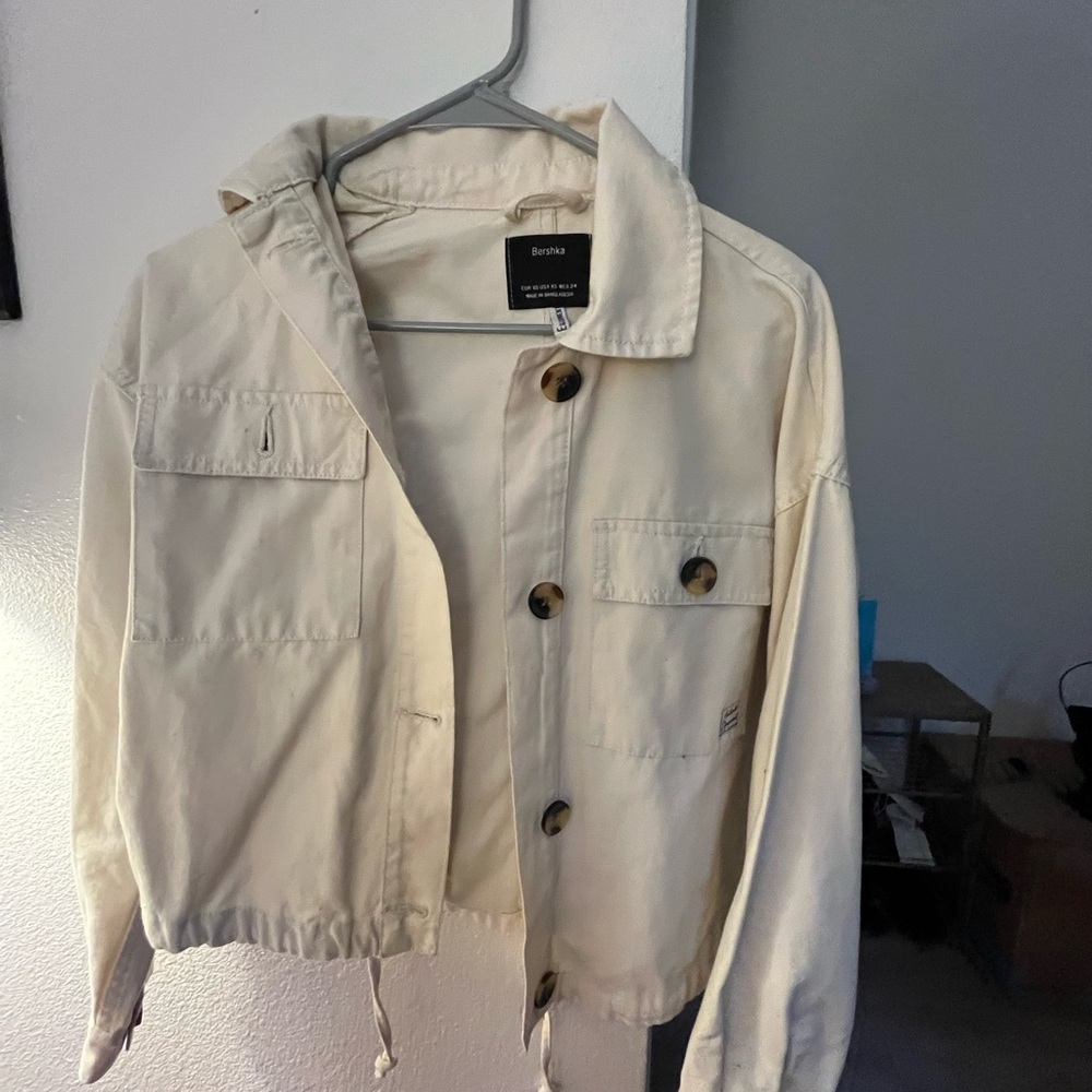Bershka cream jacket